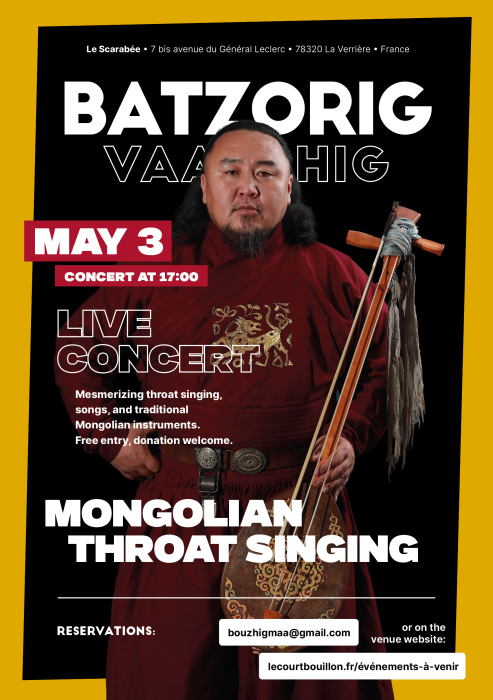 Batzorig live at RNCM, Manchester